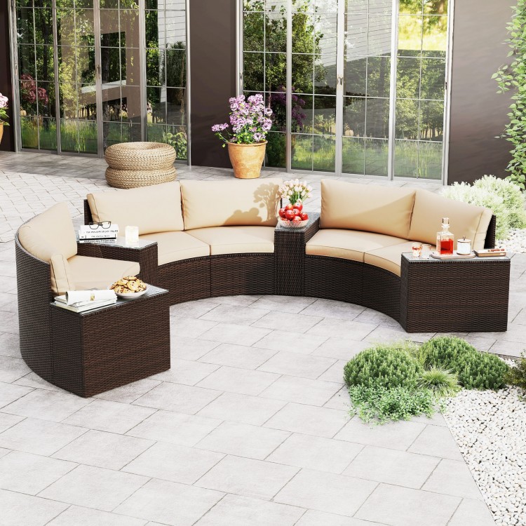 Half Moon Patio Furniturenull