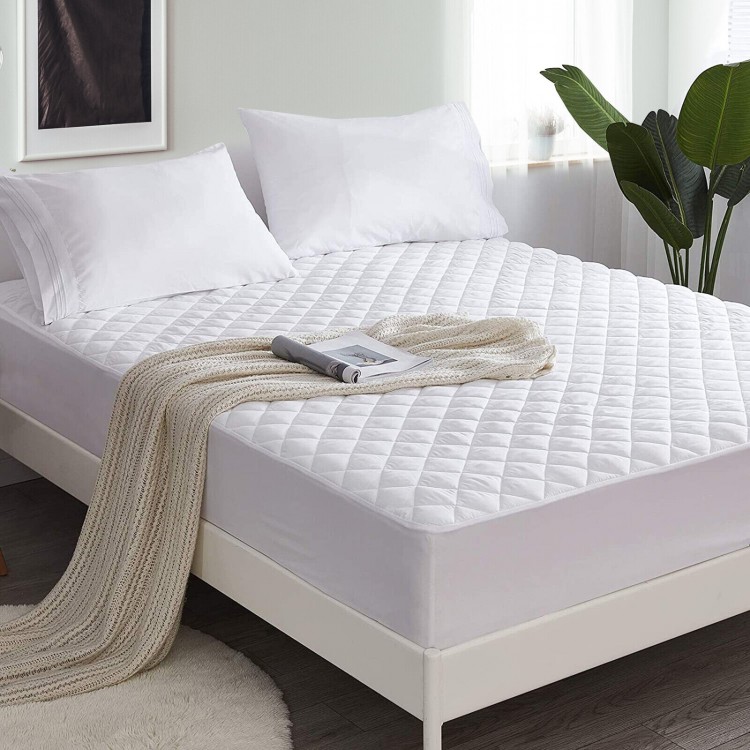 Queen size electric mattress pad with dual controller, featuring 10 temperature levels and 8-hour auto-off for safety.