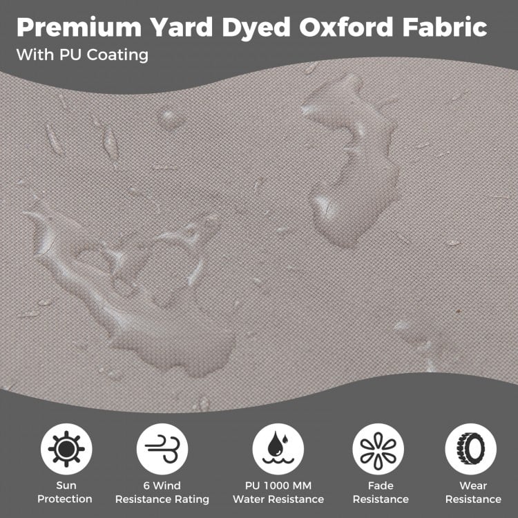 Close-up of premium 600D oxford fabric with water resistance, showcasing durability and fade resistance for boat.