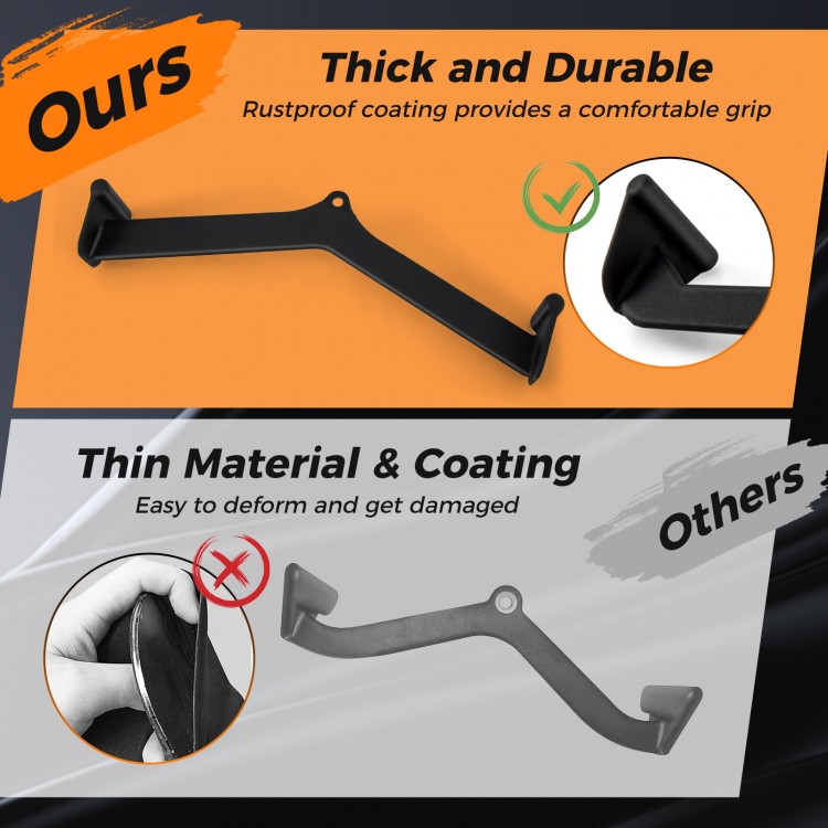 LAT Pulldown attachment showcasing thick, durable metal with a non-slip surface for effective upper body workouts.