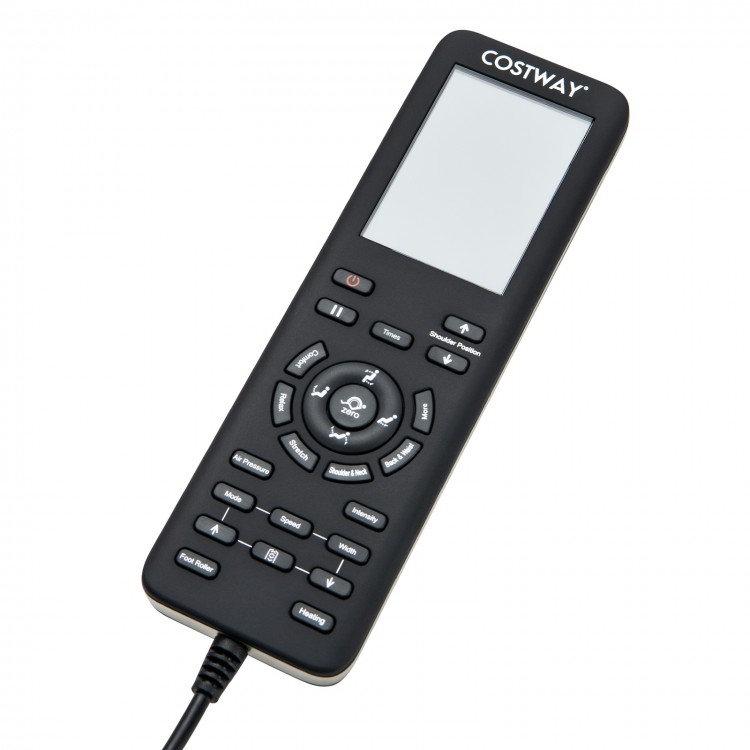 Massage chair hand controller featuring a compact design and comfortable grip, ideal for convenient use and storage.