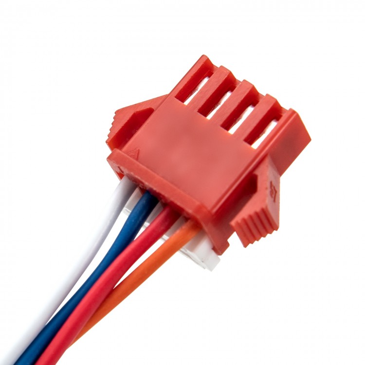 Close-up of the red connector for the Massage Chair Hand Controller, featuring a 3.4 ft long cable for convenient use.