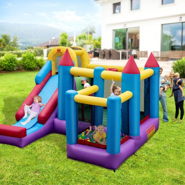 5-in-1 Inflatable Bounce Castle without Blower - Gallery View 1 of 10