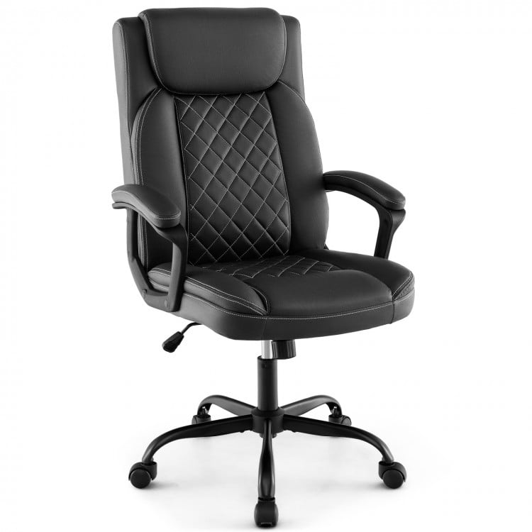 High Back Ergonomic Executive Chair with Thick Cushion - Gallery View 1 of 10