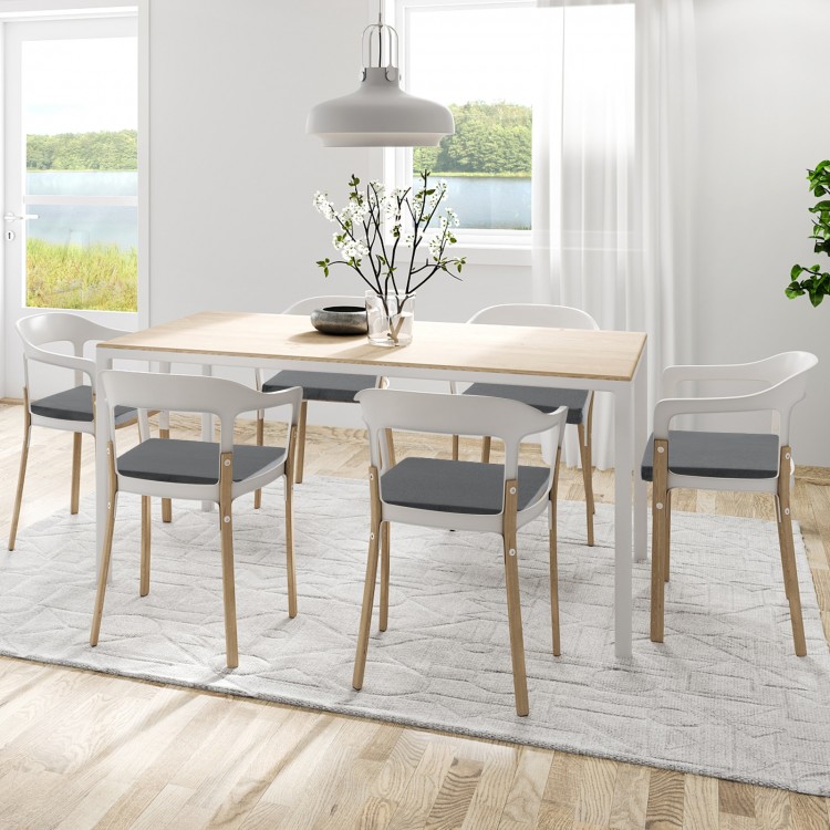 Gray gel memory foam seat cushions in a 10 pack, featuring ergonomic design and non-slip bottom for comfort and.