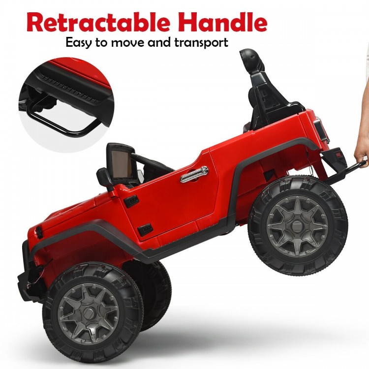 12V Kids Ride On Car with Remote Control and Double Magnetic Door - Gallery View 7 of 13