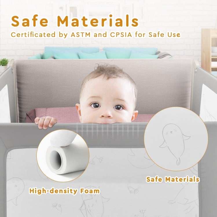 Toddler bed rail guard with adjustable height, safety lock, and seamless design for safe sleeping and easy installation.