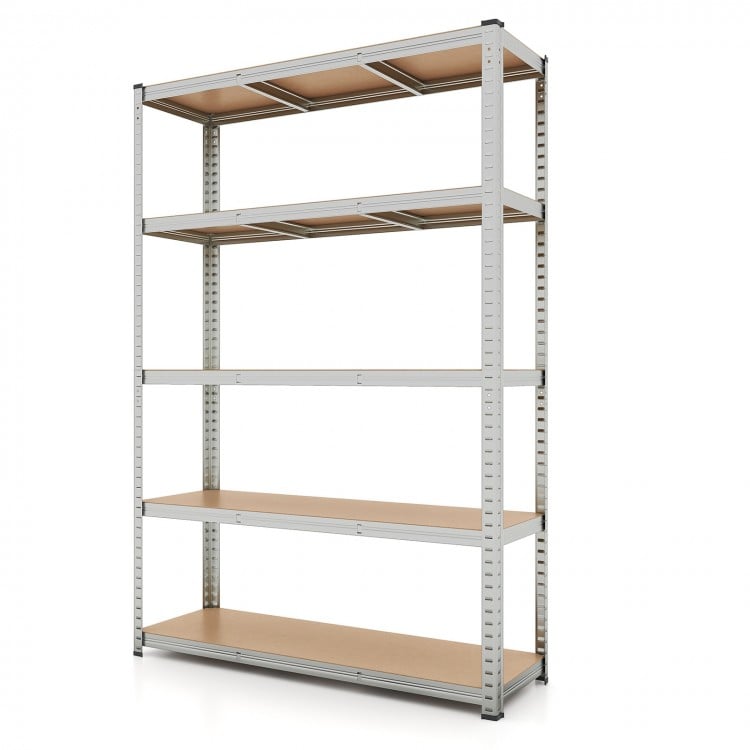 5-Tier Heavy Duty Metal Shelving Unit with 2200 LBS Total Load Capacity - Gallery View 1 of 10