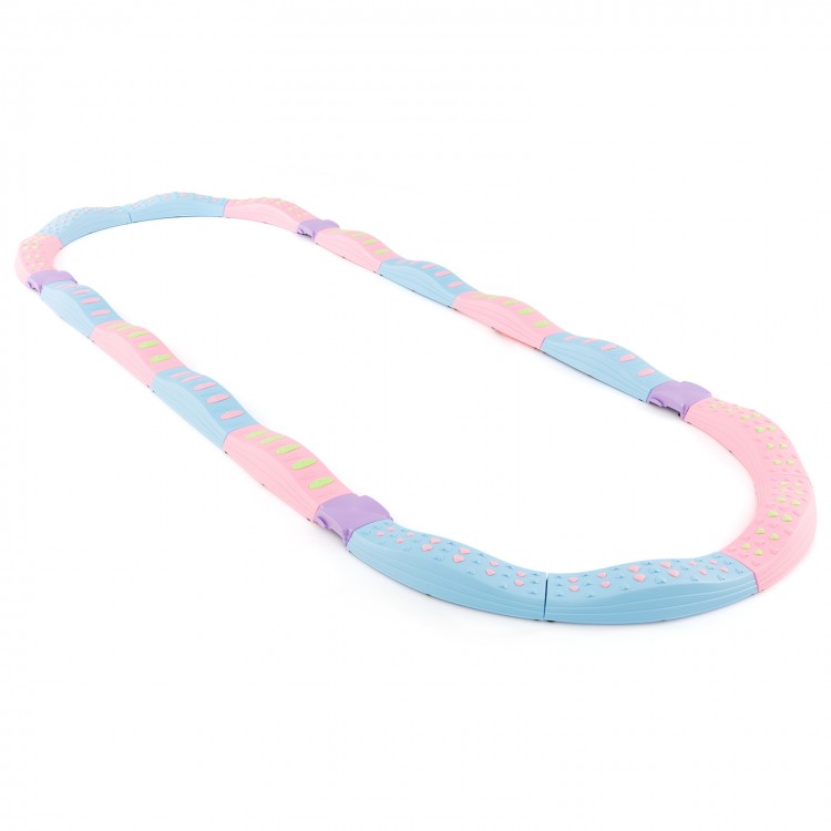 Colorful Kids Wavy Balance Beam with Textured Surface and Non-slip Foot Pads - Gallery View 1 of 10