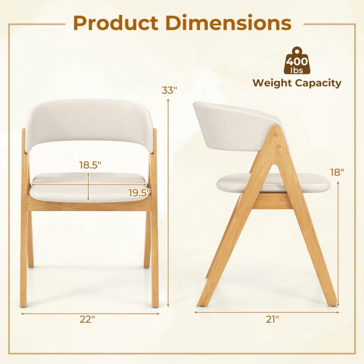 Natural and beige accent armchair dimensions with curved backrest and rubber wood frame, designed for dining and.