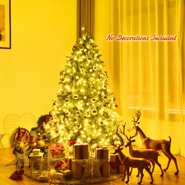 Premium 5 ft pre-lit artificial fir Christmas tree with LED lights, ideal for festive home and office decoration.