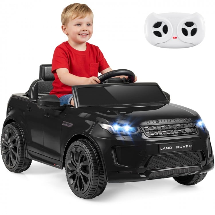 12V Kids Electric Car Licensed Land Rover with LED Lights, Music and Safety Belt - Gallery View 3 of 11