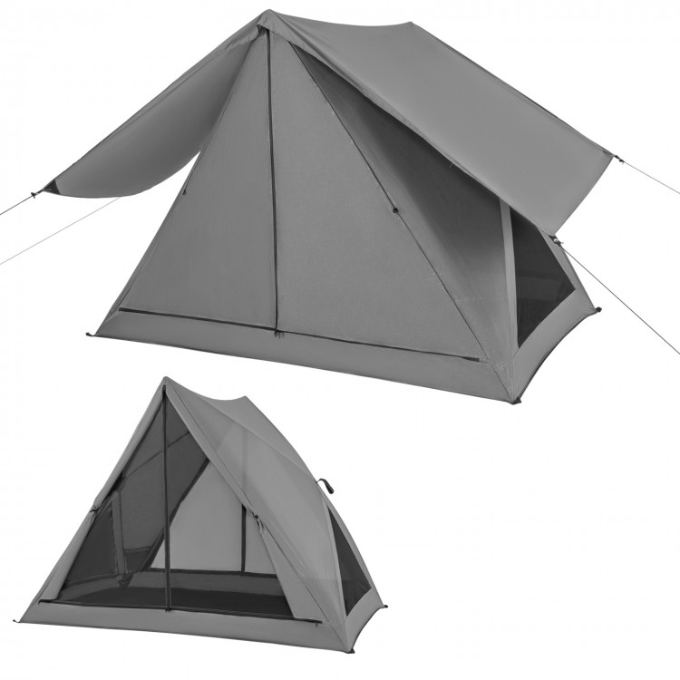 Pop-up Camping Tent for 2-3 People with Carry Bag and Rainfly for Backpacking Hiking Trip - Gallery View 1 of 9