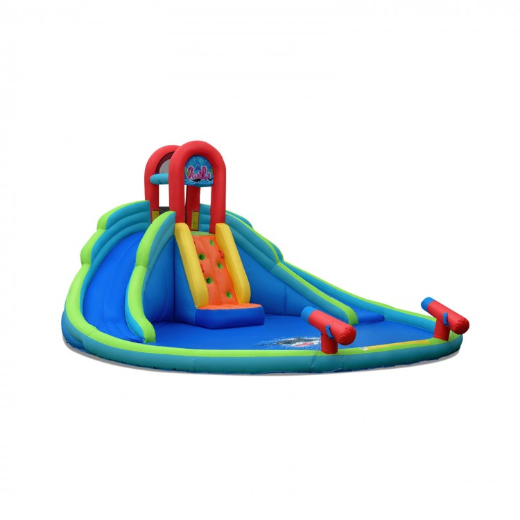 Kids Inflatable Water Slide Bounce House with Carrying Bag Without Blower - Gallery View 1 of 13