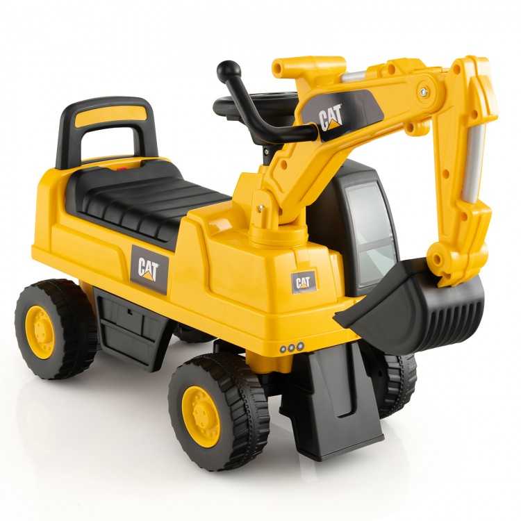 Licensed Caterpillar Kids Ride-On Digger with Adjustable Arm - Gallery View 1 of 16