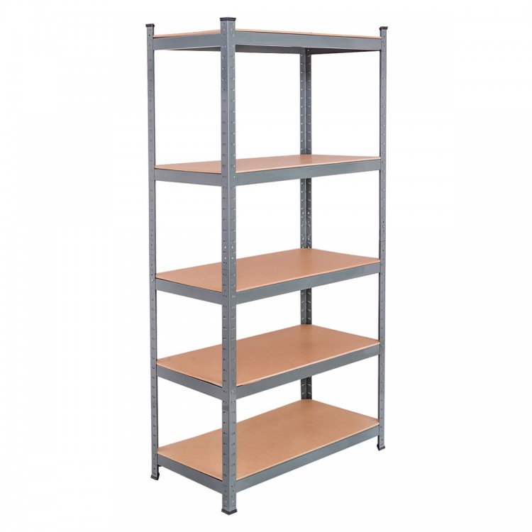 71 inch Heavy Duty Steel Adjustable 5 Tier Storage Shelves - Gallery View 1 of 12