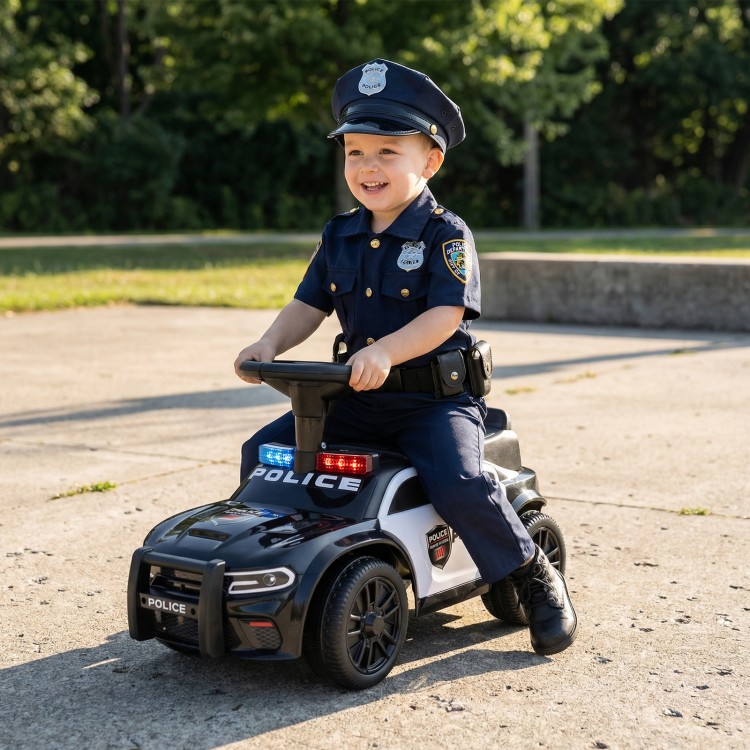 Toddler Sliding Car with Steering Wheel and Under-Seat Storage Push - Gallery View 5 of 10