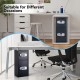 Digital safe box with 2 doors, solid steel construction, programmable lock, ideal for secure storage in various.