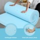 3-inch gel-infused cooling mattress topper, plush soft memory foam, promotes airflow for a comfortable night's sleep.