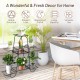 7-tier metal patio plant stand with a classic design, waterproof finish, and stable structure for versatile home decor.