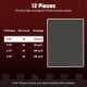 0.79 inch thick rubber top exercise mat tiles with borders, providing 48 sq ft coverage for home gym and fitness spaces.