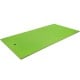 Bright green 12’ x 6’ floating water pad made of tear-resistant XPE foam, perfect for family fun on lakes and beaches.