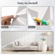 3D wall panels in white, showcasing installation methods for PVC interior decoration in living spaces.