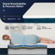 Queen size 10-inch mattress with gel-infused memory foam and breathable eucalyptus fabric for cooling comfort and.