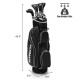Women's complete golf club set with alloy driver, lightweight stand bag, and various clubs for improved performance.