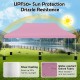 10x20 ft pink pop-up canopy tent with UPF50+ sun protection, water-resistant fabric, ideal for outdoor events.