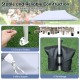 Pop-up canopy tent with stakes, wind ropes, and sandbags for stability, ideal for outdoor events and gatherings.