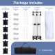 Includes 6 sandbags, 12 ground stakes, and a metal frame for the 10x20 FT pop-up canopy tent, ideal for outdoor events.