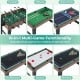 10-in-1 combo game table set featuring foosball, billiards, and table tennis for versatile entertainment in brown.