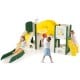 10 in 1 Toddler Slide Set Kids Slide and Climber Playset Indoor Playground - Gallery View 3 of 11