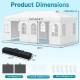 10 x 20 FT pop-up canopy tent with adjustable height, 6 sidewalls, and heavy-duty frame for outdoor events.