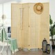 Natural 6 ft 4 panel folding room divider screen with sturdy construction, ideal for creating private spaces in any.