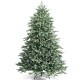 7 feet artificial Christmas tree with 1260 mixed PE and PVC tips for a natural look, featuring a sturdy metal base.