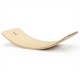 Wooden wobble balance board for kids, made of premium birch with felt layer for safety, ideal for various activities.
