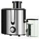 Centrifugal juicer machine showing side view with large 1300ml pulp collector and easy-to-clean detachable parts.