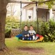 Multicolor 40-inch flying saucer tree swing for kids, supporting 770 lbs, perfect for outdoor fun and play.