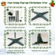 Pop-up 6.2 feet Christmas tree with 282 RGB LED lights, easy setup, perfect for indoor and outdoor festive decor.