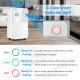 3-color digital display on the 32 Pints dehumidifier shows humidity levels and operational status for easy monitoring.