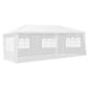 10 x 20 feet outdoor party canopy tent with removable walls, made of durable waterproof PE fabric for events.