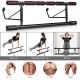 Foldable pull-up bar with foam grip for home gym, featuring six grips for versatile workouts and supports up to 440 lbs.