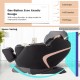 3D SL-Track full body zero gravity massage chair in black, featuring space-saving design and advanced massage functions.