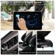 Large LCD touch screen of the Enjoyment 13 massage chair with adjustable brightness and armrest shortcut keys for easy.
