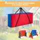 Carrying bag for 4-to-Score Giant Game Set, featuring durable zipper and ergonomic handle for easy transport.