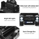 Wide seat with safety belt in the 12V licensed Mercedes-Benz kids ride-on car for comfort and safety during playtime.