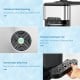 Stainless steel housing of the 3-in-1 water cooler dispenser with built-in ice maker for stylish durability.