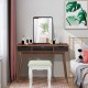 Rectangular wall mount mirror with solid steel frame, ideal for vanity use or decoration in any room.